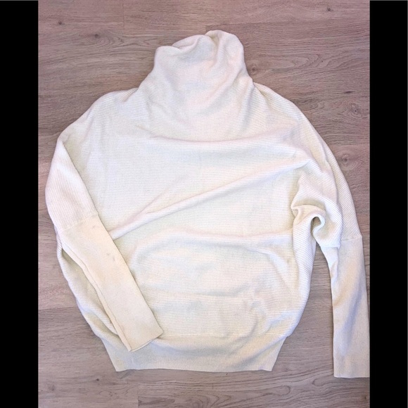 All Saints Ridley Cashmere Cream White Sweater Turtleneck ASO Meghan Markle - Picture 2 of 6